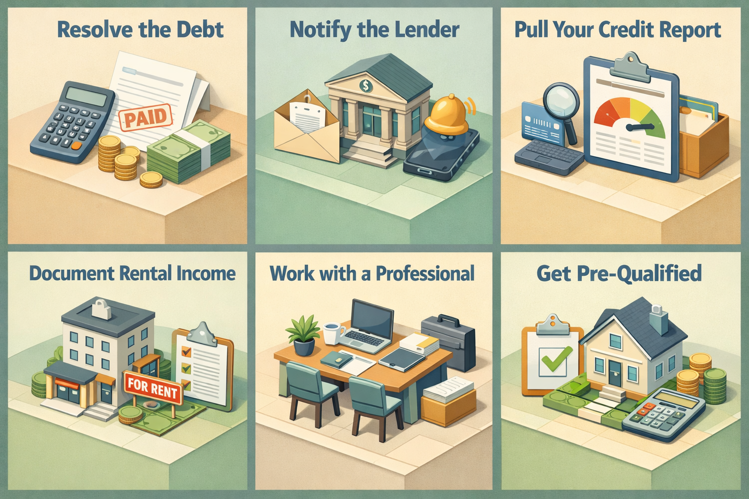 Step-by-step tips for strengthening a loan application with inherited property and existing mortgage obligations.